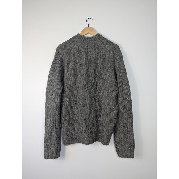 NWT Men's Vince Wool 1/4 Button Cable Knit Sweater - Picture 7 of 7